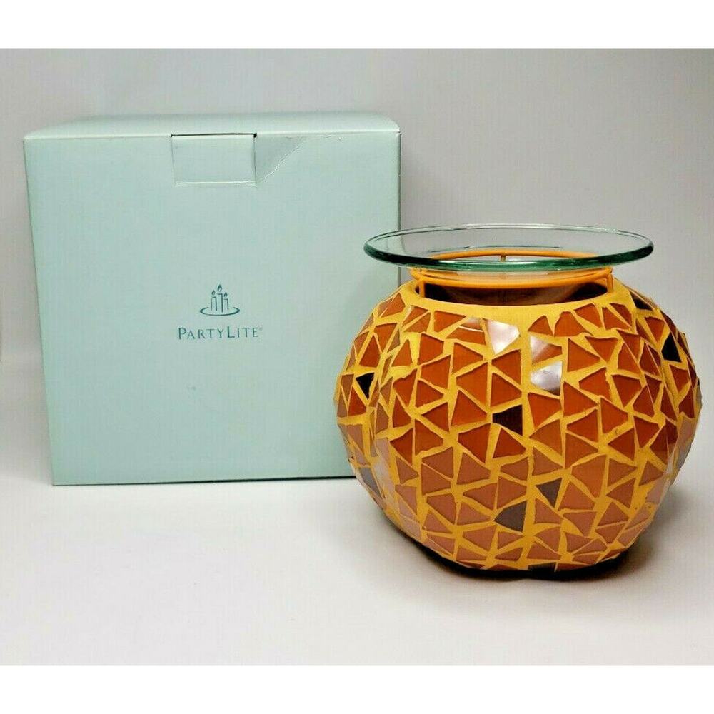 PartyLite Pumpkin Aroma Melts Warmer New in Box P7H&8C/P9459 - Picture 1 of 4